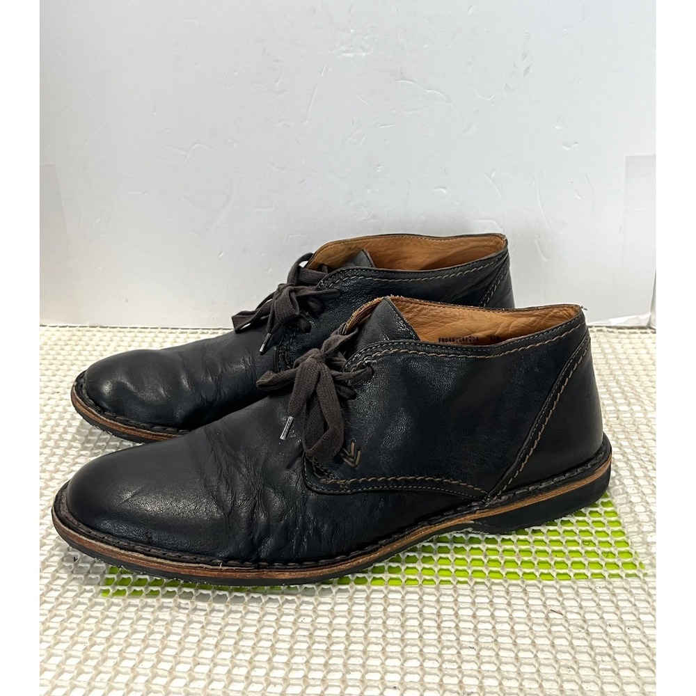 John‎ Varvatos Star USA Men's Sz 11.5 Black Leather Chukka Boots F504B1B62204